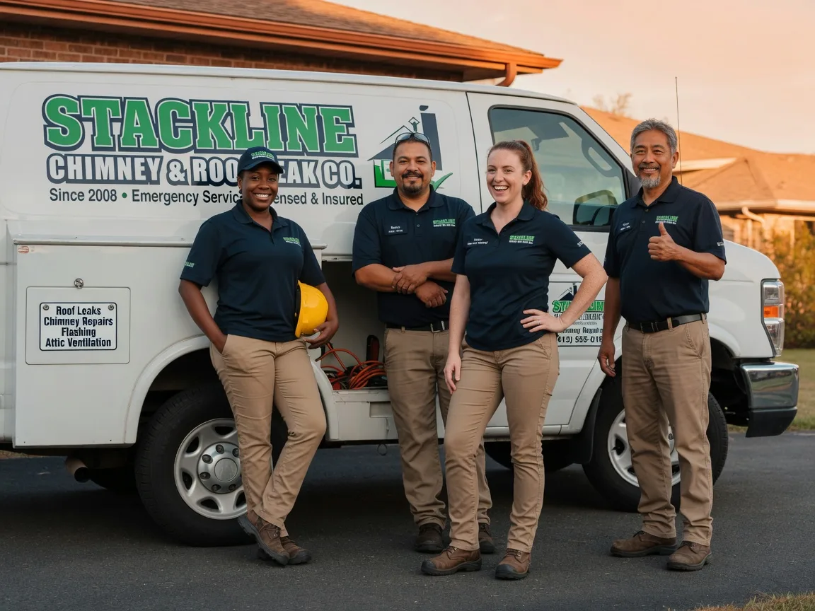 Chimney flashing repair company in Round Hill, VA